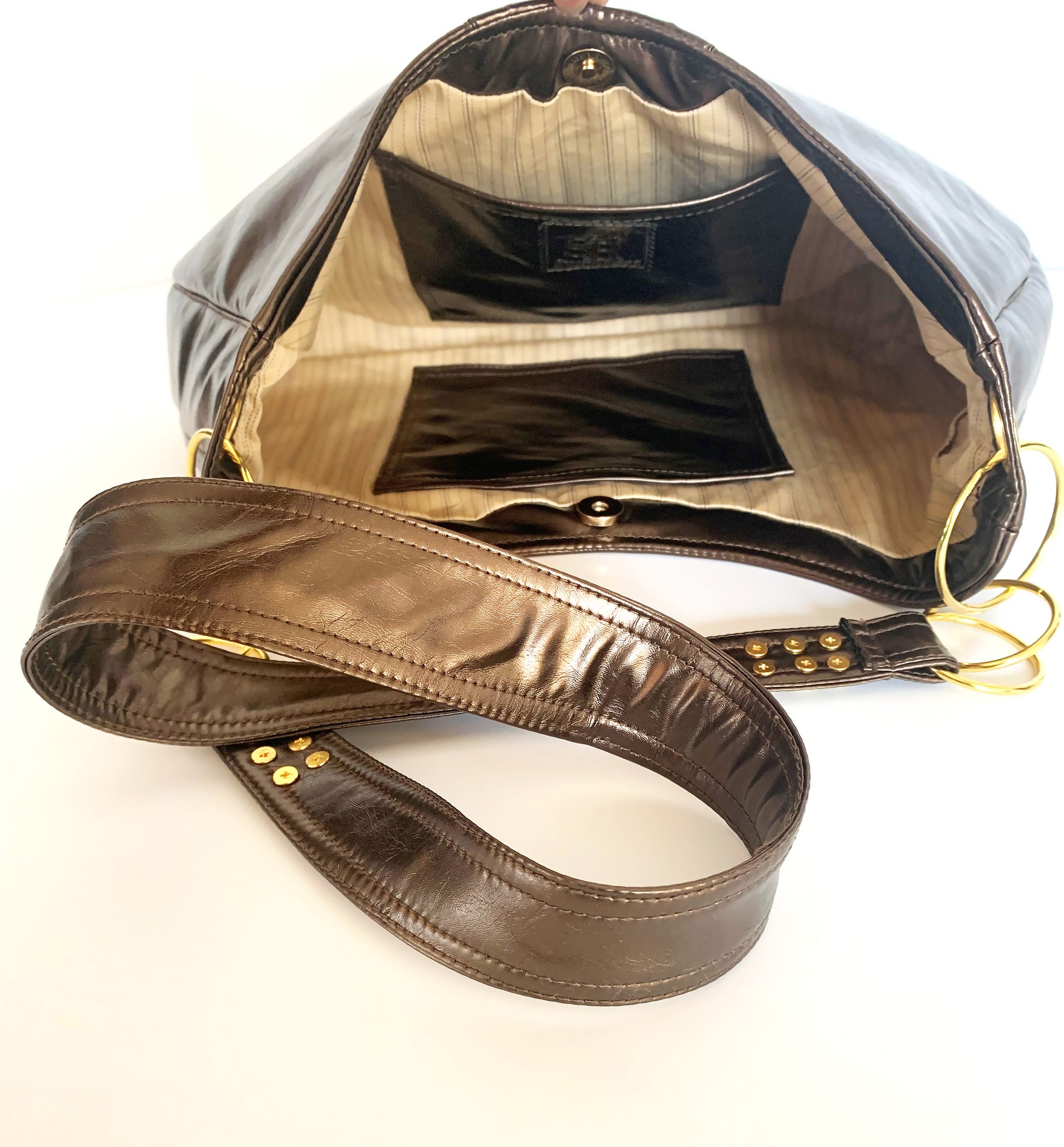 Metallic Hobo Bag