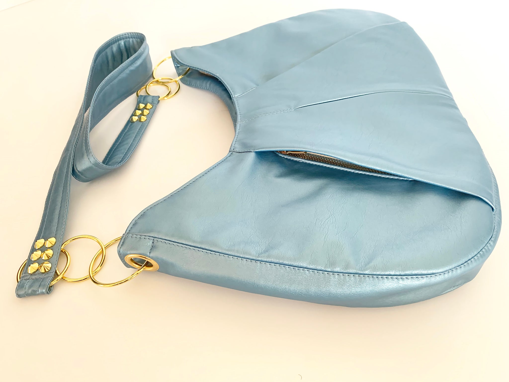 Metallic Hobo Bag