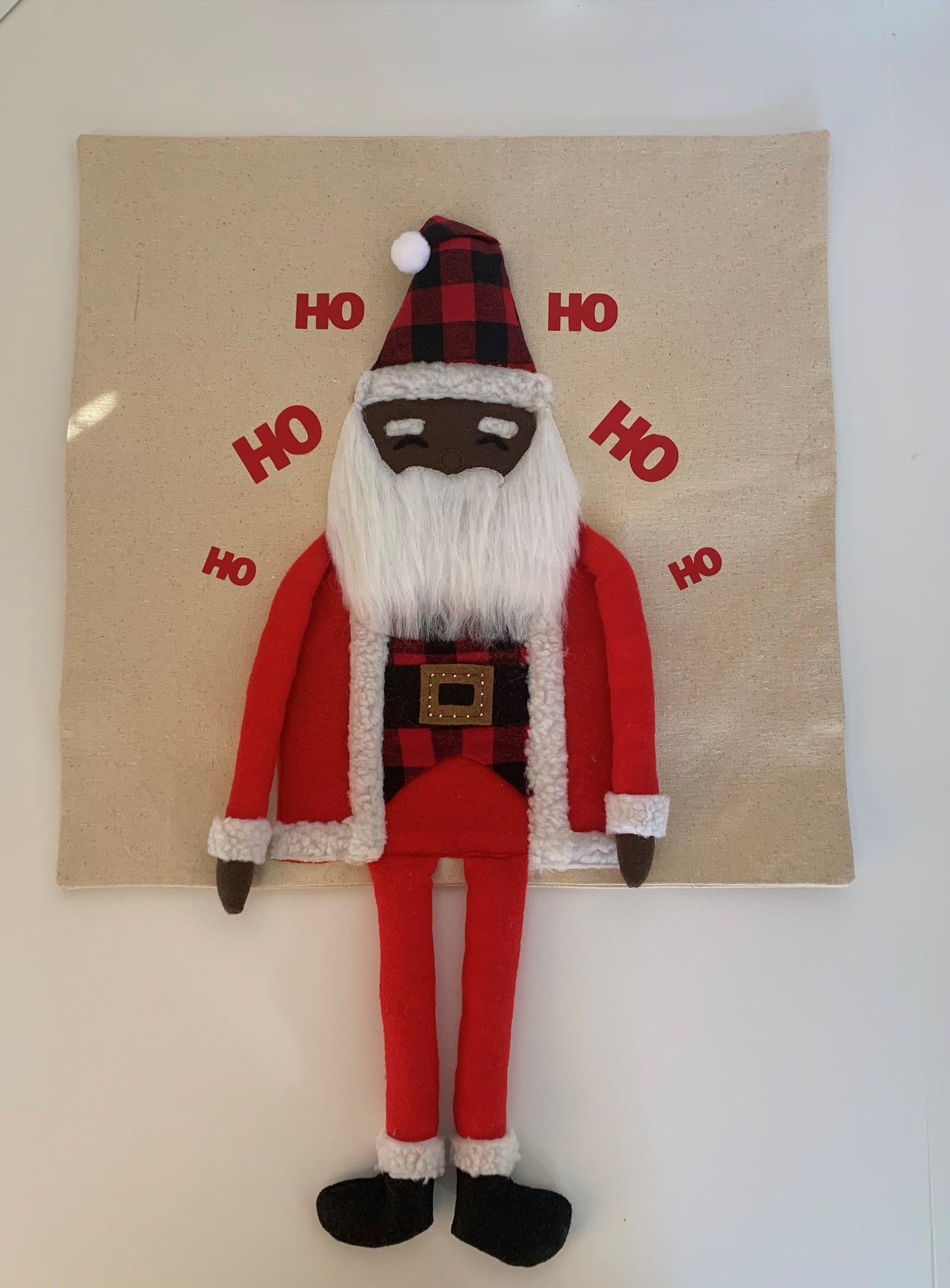 Santa 3D Throw Pillow