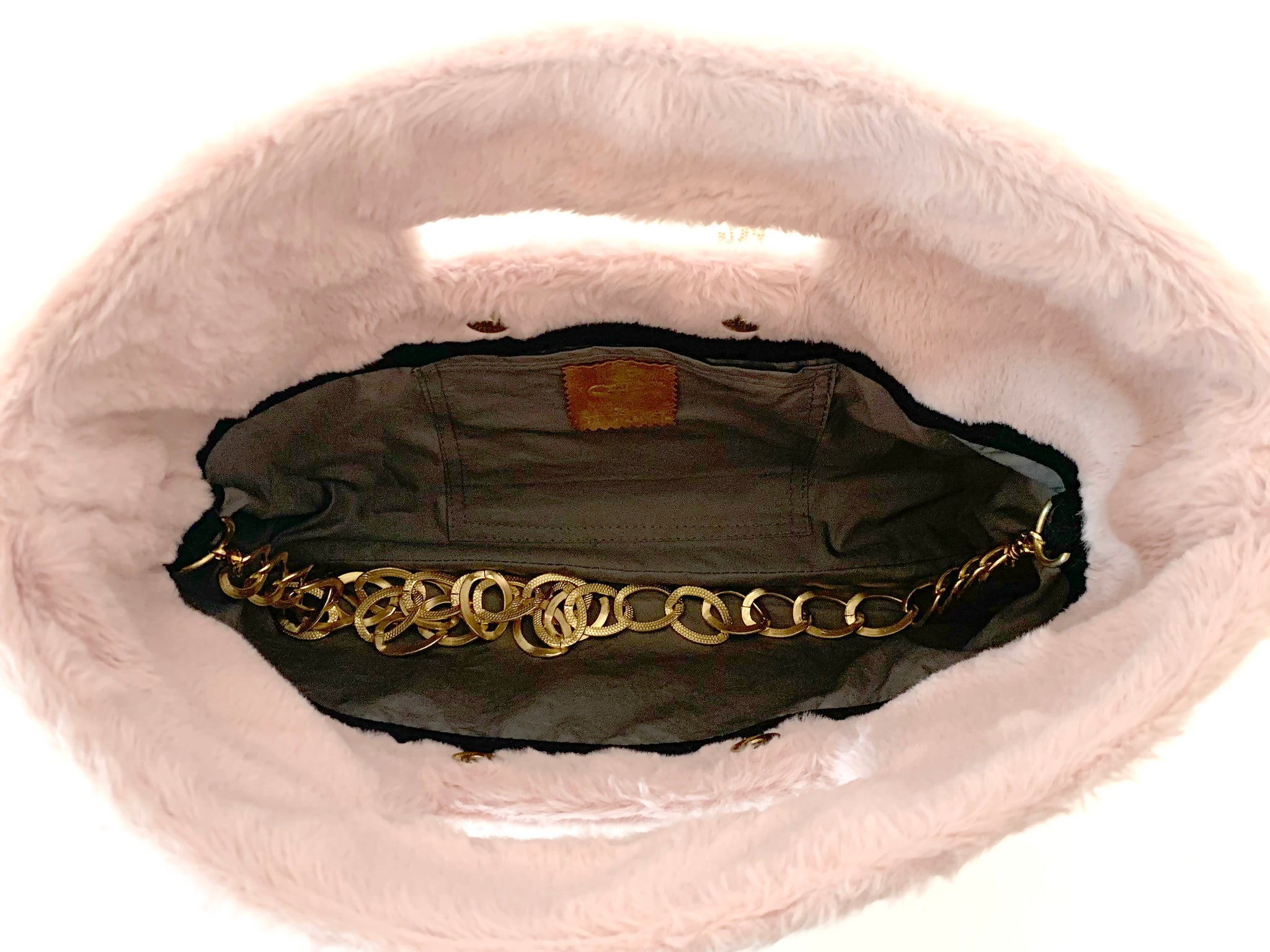 Princess Pea Fur Clutch